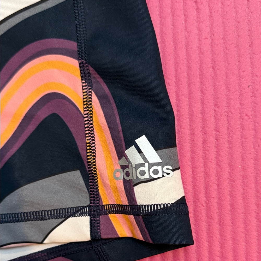 Adidas Multicolor Floral Graphic Shorts - Picture 2 of 3